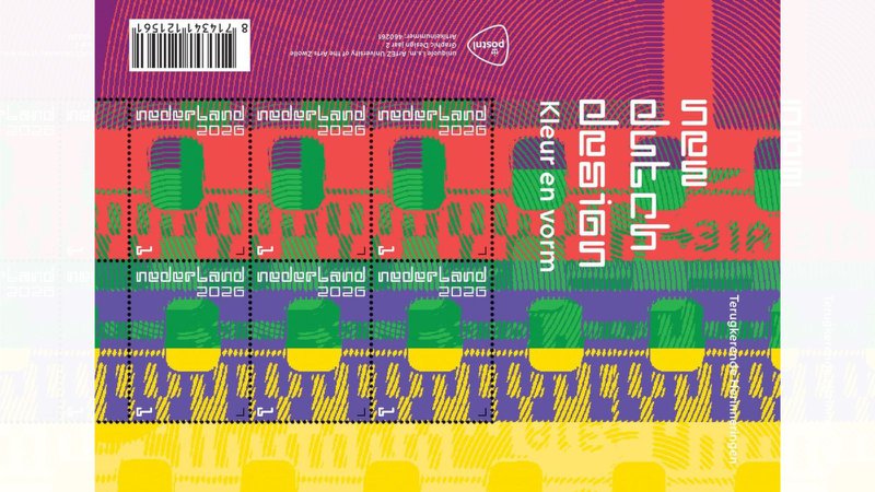 Studenten Graphic Design van ArtEZ in Zwolle ontwerpen postzegelvel PostNL
